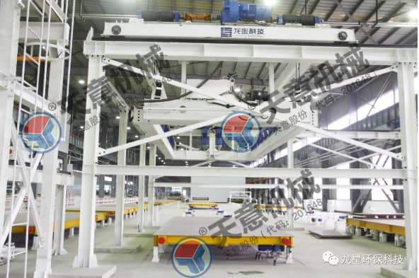 熱烈祝賀天意機(jī)械與龍星科技PC構(gòu)件生產(chǎn)線順利交接！